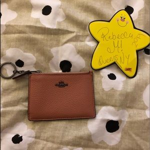 Coach Mini Skinny Wallet in Melon